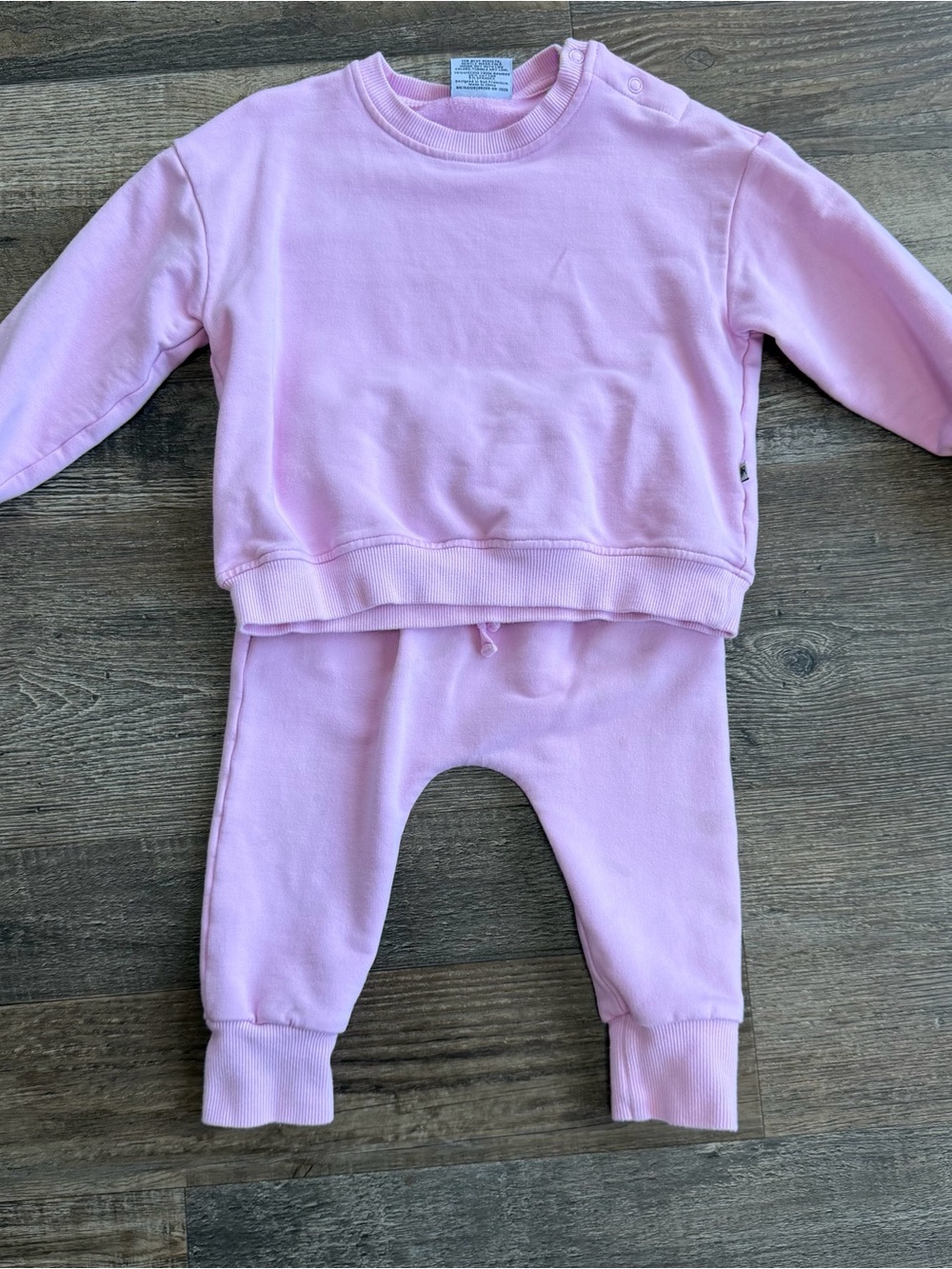 Bums & Roses Pink Jogger Set - Picture 2 of 11
